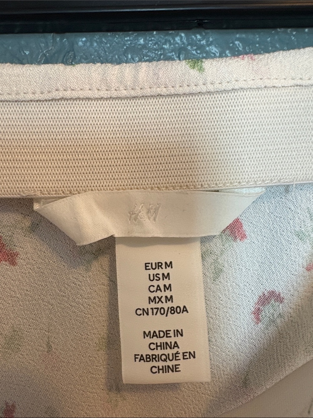 H&M Cream Midi Skirt with Floral Print - Picture 7 of 10